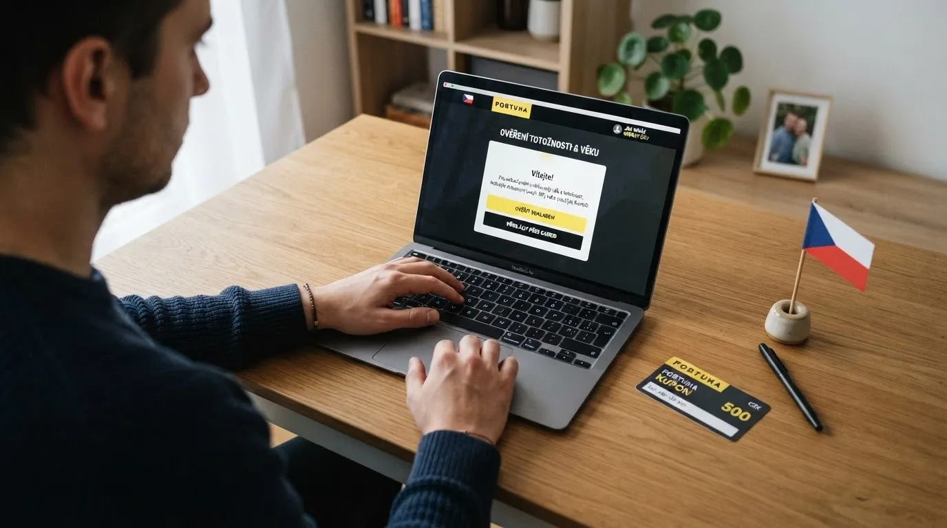 Úřední dokument s razítkem Ministerstva financí ČR vedle Paysafecard karty a symbolu české vlajky