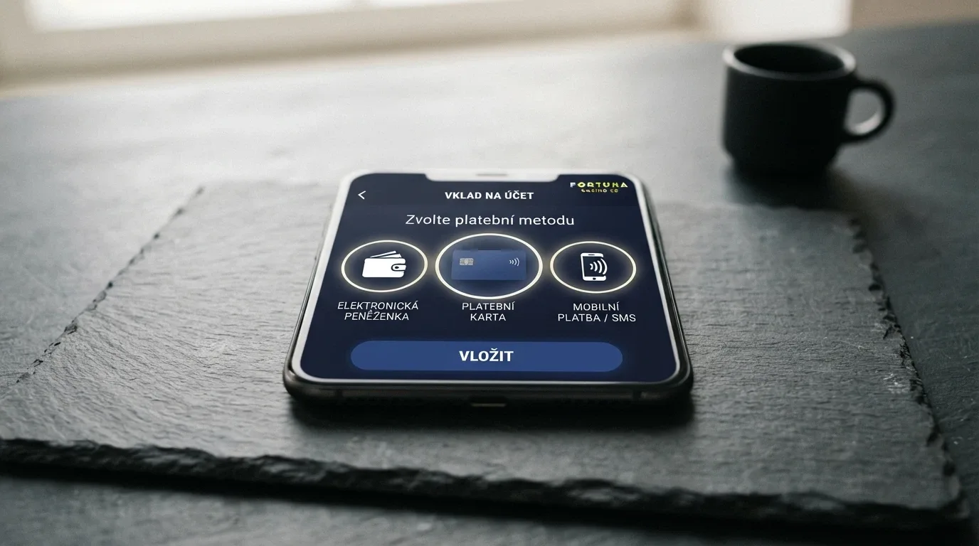 Mobilní telefon zobrazující loga platebních aplikací Google Pay, Apple Pay a Skrill vedle sebe