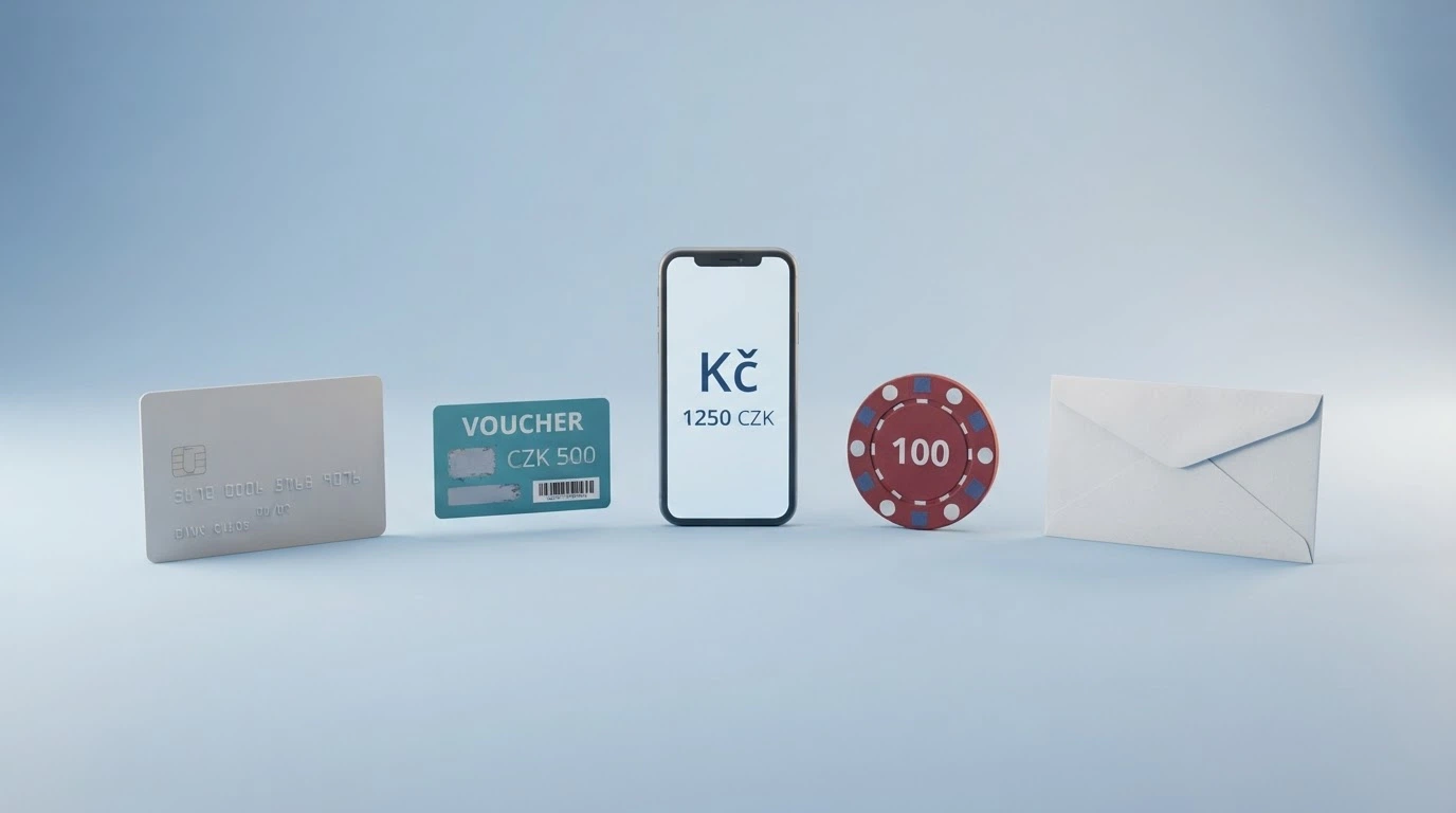 Přehled platebních metod — karta, PayPal, Skrill, Paysafecard, bankovní převod
