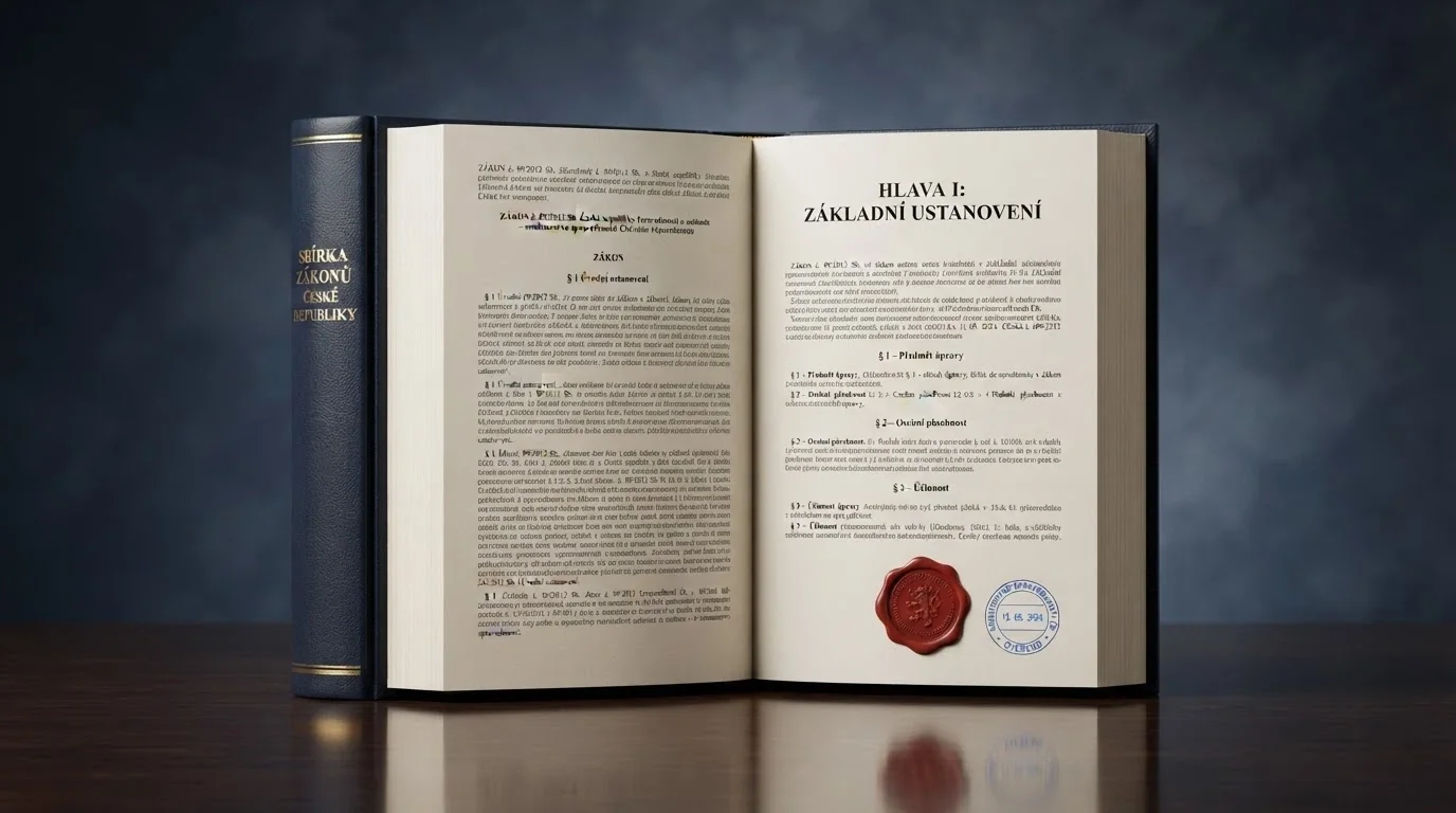 Dokument s textem zákona o hazardních hrách a razítkem Ministerstva financí ČR